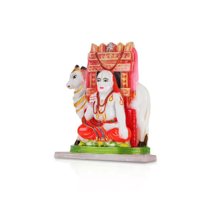 Raghavendra Swamy Idol - 6 Inches | Resin Raghavendra Statue/ Raghavendra Idol for Home Decor