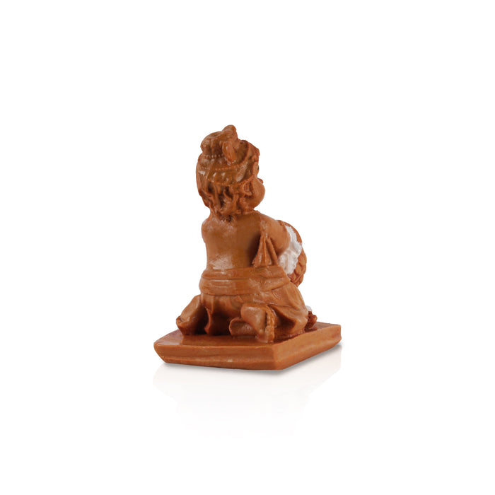 Butter Krishna - 3.5 Inches | Little Krishna/ Krishna Statue/ Krishna Idol for Home