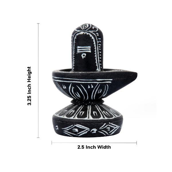 Sivalingam | Soft Stone Idol/ Shiva Lingam Statue/ Mahadev Shivling for Pooja