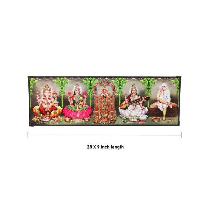 Photo Frame - 28 x 9 Inches | Picture Frame for Home Decor/ Assorted Design