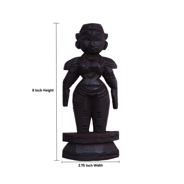 Marapachi Bommai Pair | Wooden Statue/ Marapachi Doll for Home Decor