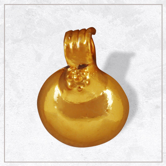 Pottu Thaali - 0.5 x 0.25 Inch | Mangal Sutra/ Gold Polish Thali Mangalsutra/ Jewellery for Deity - Neck & Body Accessories