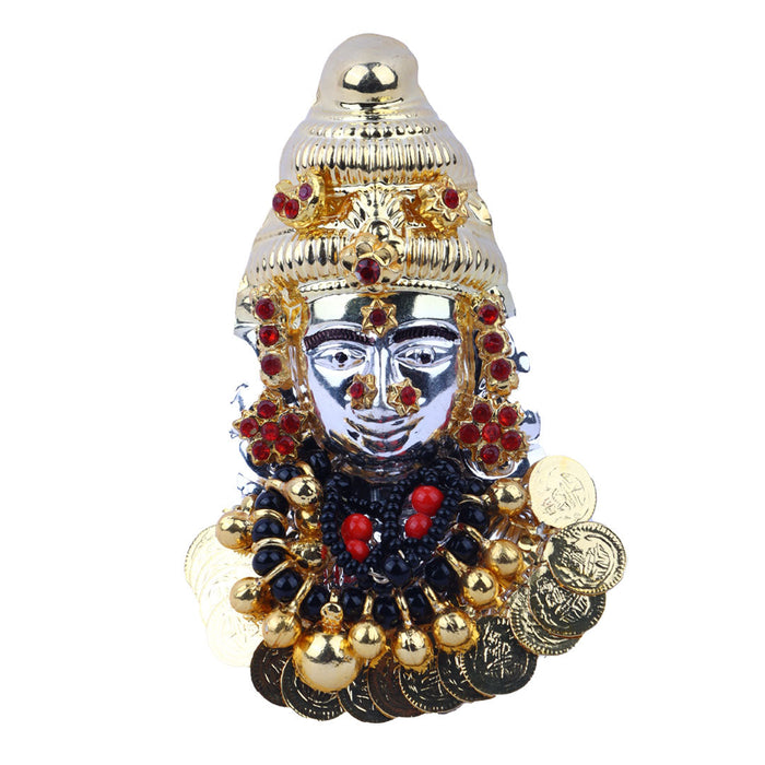 Ammavari Face | Lakshmi Face in Silver/ Amman Face/ Goddess Face for Deity