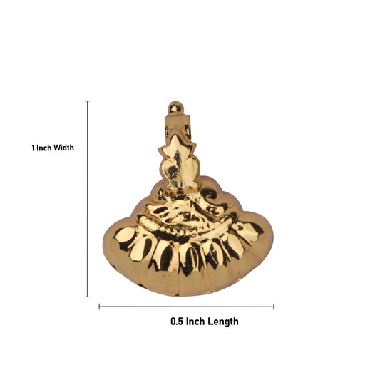 Pottu Thaali | Gold Polish Thali Mangalsutra/ Vazhai Seepu Design Thali/ Jewellery for Deity - Neck & Body Accessories