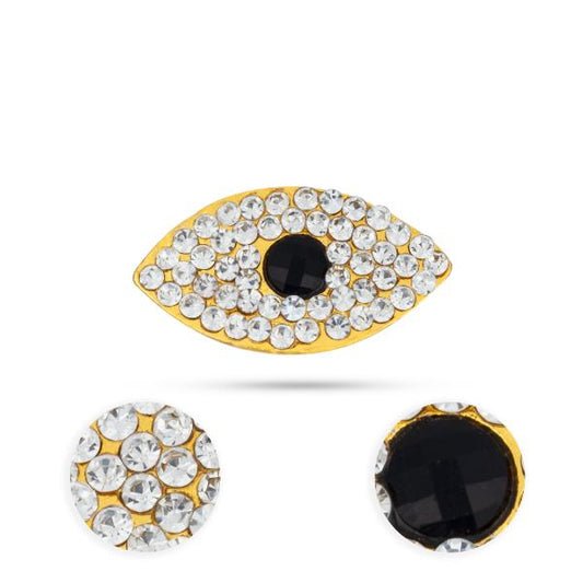 Stone Kanmalar Set - 1.25 Inches - Head & Face Accessories