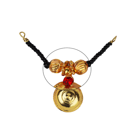 Karugamani - 2 Inch | Mangalsutra/ Black Mangal Sutra/ Jewellery for Deity - Neck & Body Accessories