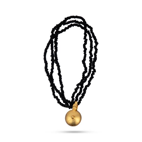 Karugamani - 3 Inches | Mangalsutra/ Black Bead Jewellery for Deity Decor
