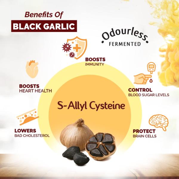 KILLI Aged Black Garlic Instant Ayurvedic Extract, 10 Sachets for Healthy Heart
