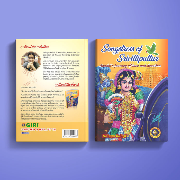 Songstress Of Srivilliputtur - Aandalâ€™s Journey Of Love and Devotion - English | by Dhivya Balaji/ Giri Publications
