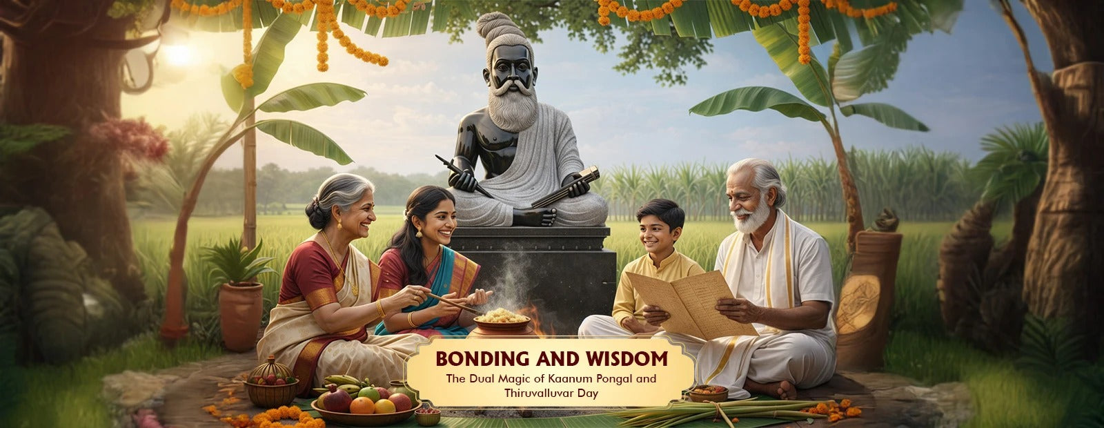 Bonding and Wisdom: The Dual Magic of Kaanum Pongal and Thiruvalluvar Day