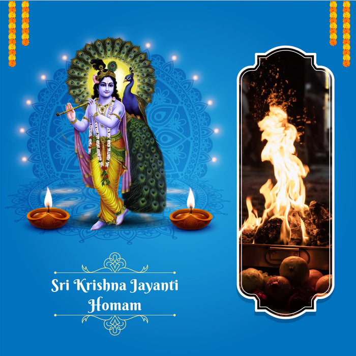 Sri Krishna Jayanthi Homam | Janmashtami Homam for Prosperity, Peace And Spiritual Growth/ Enhanced Homam Service