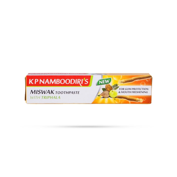 Miswak Toothpaste with Triphala - 40 Gms | Kp Namboodiris/ Tooth Paste for Gum Production & Mouth Freshening