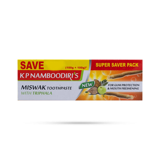 Miswak Toothpaste With Triphala - 200 Gms | Kp Namboodiris/ Oral Care/ for Gum Protection & Mouth Freshening - Oral Care