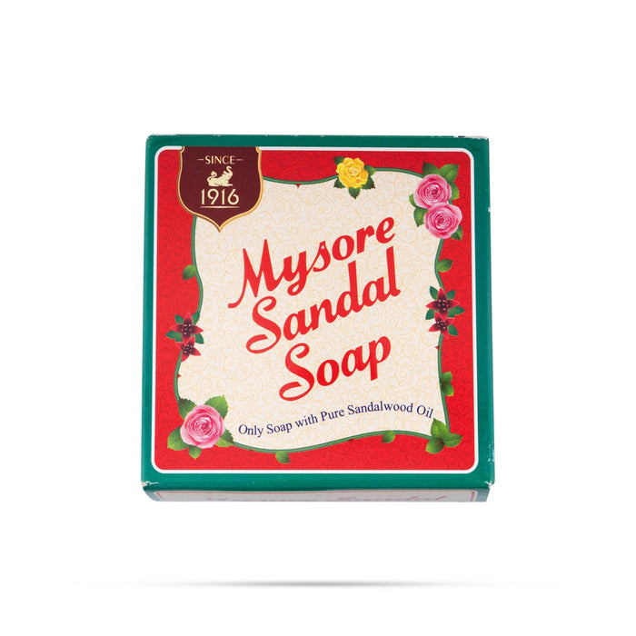 Mysore Sandal Soap - 150 Gms | Pure Sandalwood Oil Soap/ Bathing Soap/ Herbal Soap/ Bath And Body Wash - Body Care