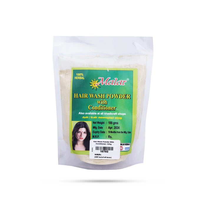 Hair Wash Powder with Conditioner - 100 Gms | Herbal Hair Wash Powder/ Natural Hair Wash Powder - Hair Oil & Shampoo