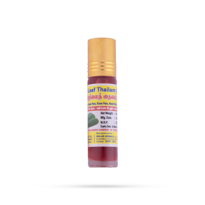 Betel leaf Thailam - 8 ml | Pain Relief Roll On / Herbal Roll On