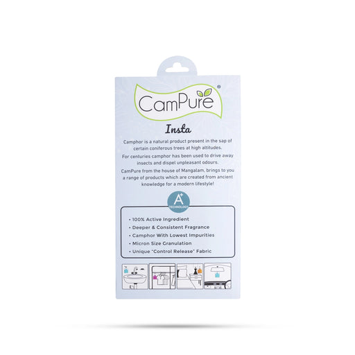 Campure Organic Camphor Insta Combo Of 3 Air Freshener- 30 Gms | Air Purifier/Car Freshner For Pleasant Aroma - Room Freshener