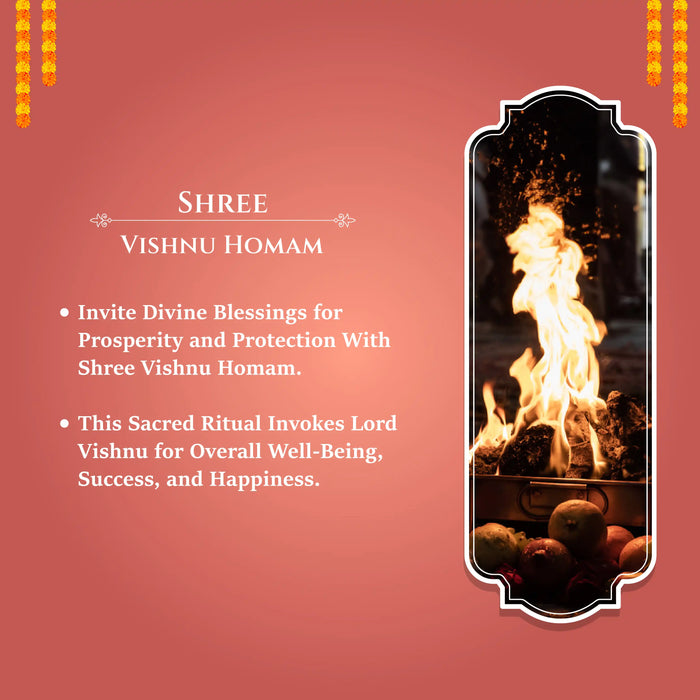 Shree Vishnu Homam | Maha Vishnu Homam for Wealth Prosperity and Victory