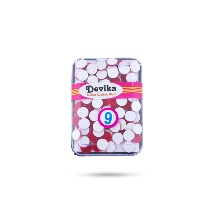 Sticker Pottu Box | Round Shape Bottu / Bindi / Tilak For Women