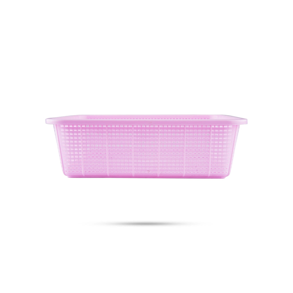 Storage Basket - 3 x 10 Inches | Fruits Basket/ Plastic Basket/ Scottish Basket/ Kitchen Basket for Home