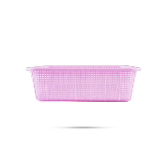 Storage Basket - 3 x 10 Inches | Fruits Basket/ Plastic Basket/ Scottish Basket/ Kitchen Basket for Home