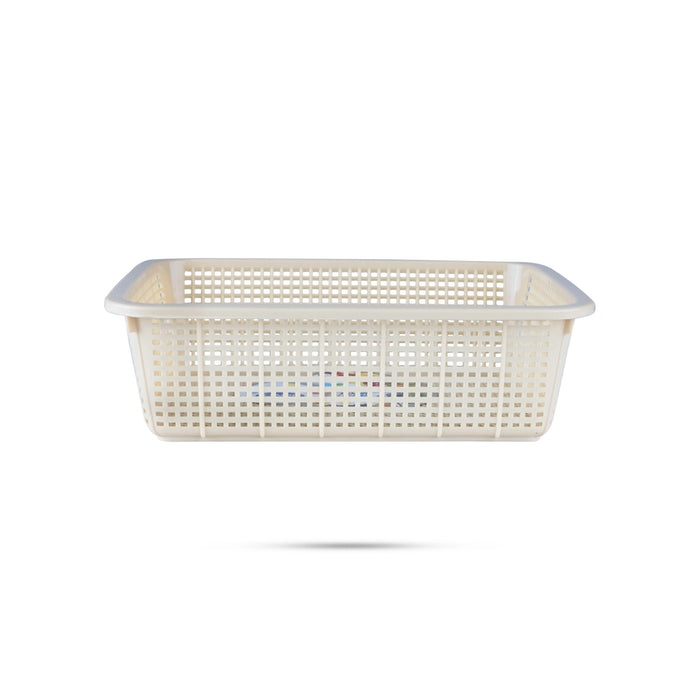 Storage Basket - 2.5 x 8.5 Inches | Fruits Basket/ Plastic Basket/ Scottish Basket/ Kitchen Basket for Home