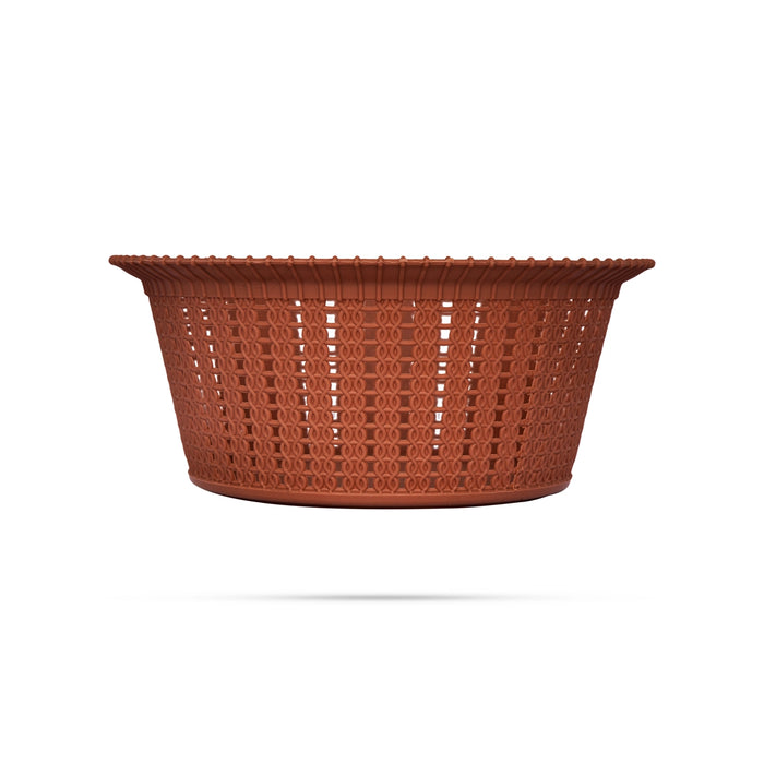 Kitchen Basket - 3.5 x 8 Inches | Plastic Basket/ Fruits Basket/ Square Shape Storage Basket for Home