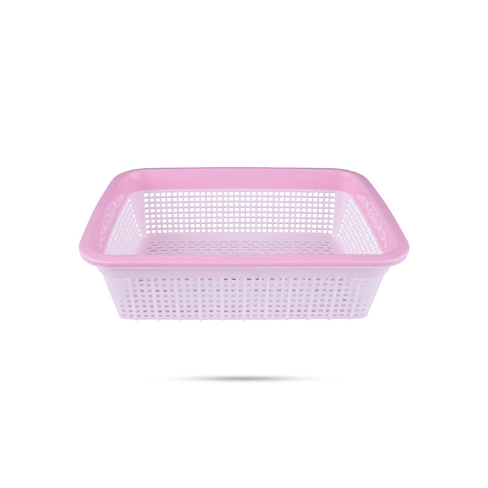 Kitchen Basket - 3 x 10 Inches | Plastic Basket/ Fruits Basket/ Rectangle Shape Storage Basket for Home