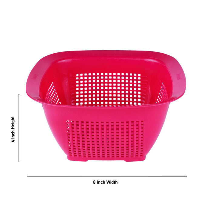 Kitchen Basket - 4 x 8 Inches | Plastic Basket/ Fruits Basket/ Bravia Basket/ Storage Basket for Home