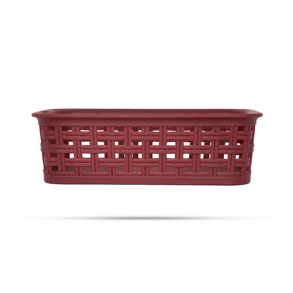 Storage Basket | Plastic Basket/ Fruits Basket/ Rectangle Shape Kitchen Basket for Home