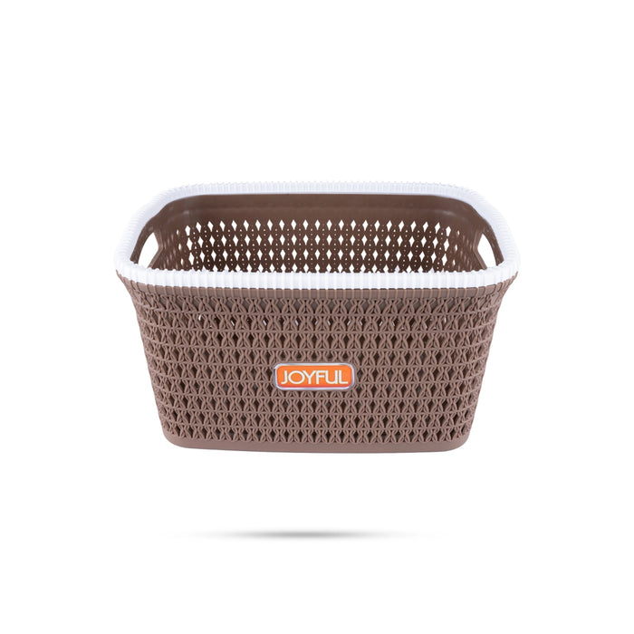 Kitchen Basket - 6.5 x 11 Inches | Rectangle Shape Storage Basket/ Plastic Basket/ Marriott Basket for Home