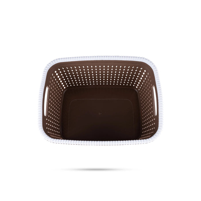 Kitchen Basket - 6.5 x 11 Inches | Rectangle Shape Storage Basket/ Plastic Basket/ Marriott Basket for Home