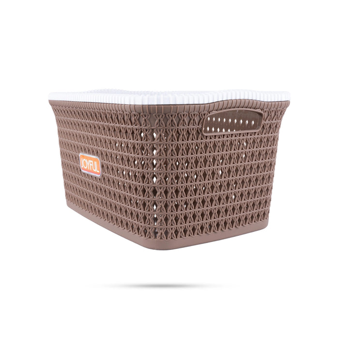 Kitchen Basket - 6.5 x 11 Inches | Rectangle Shape Storage Basket/ Plastic Basket/ Marriott Basket for Home