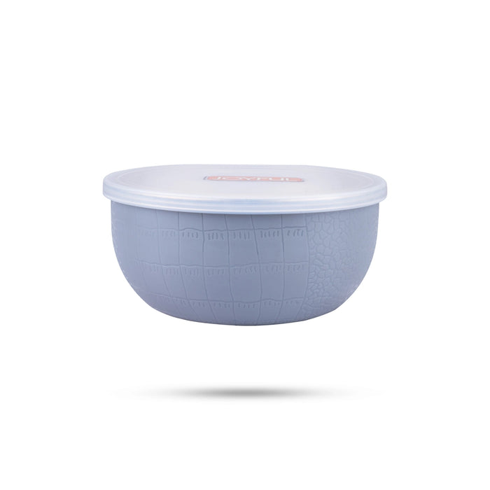 Stainless Steel Bowl with Plastic Lid - 3 x 6 Inches | Stainless Steel Cup for Home - Kitchen