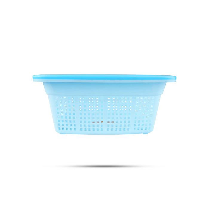 Kitchen Basket - 4 x 10 Inches | Square Shape Storage Basket/ Plastic Basket/ Vintage Square Basket for Home - Basket