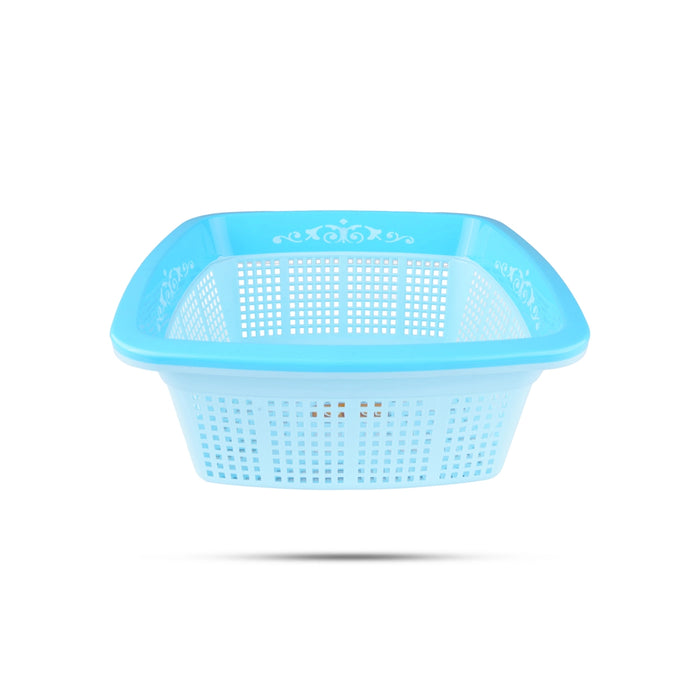 Kitchen Basket - 4 x 10 Inches | Square Shape Storage Basket/ Plastic Basket/ Vintage Square Basket for Home - Basket