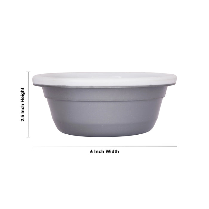 Plastic Bowl - 2.5 x 6 Inches | Plastic Cup for Home