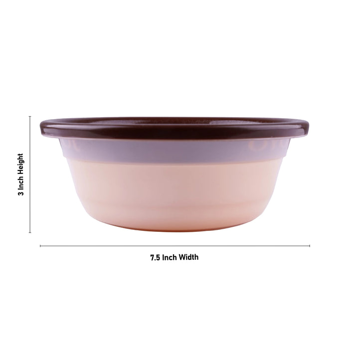 Plastic Bowl - 3 x 7.5 Inches | Plastic Cup for Home