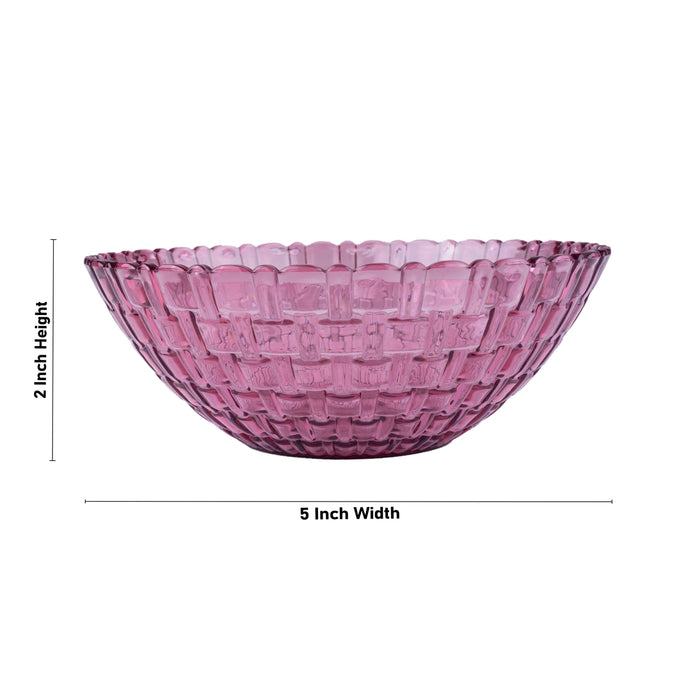 Plastic Bowl - 2 x 5 Inches | Plastic Cup/ Clara Bowl for Home