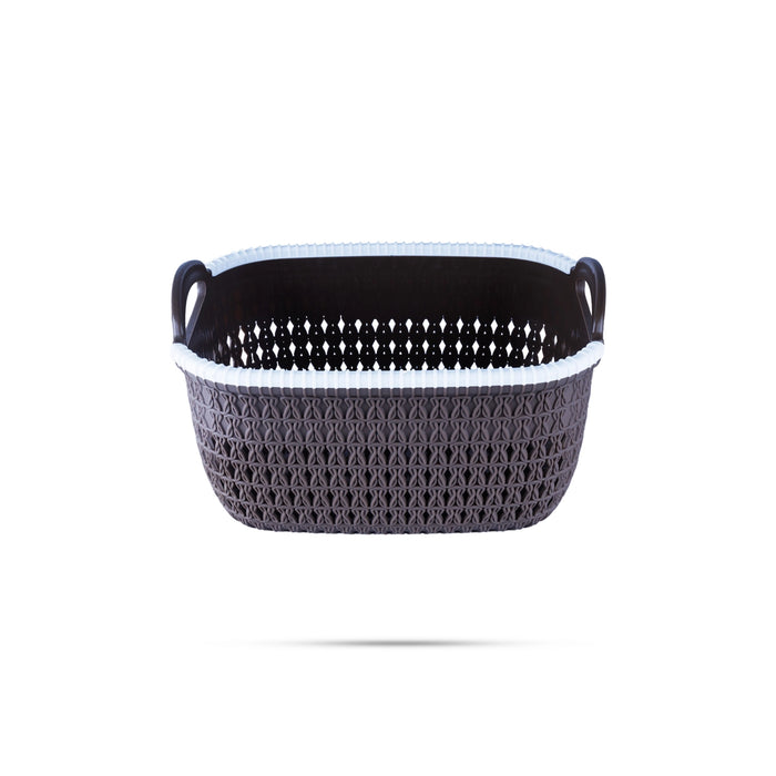 Kitchen Basket - 4.75 x 9.5 Inches | Rectangle Shape Storage Basket/ Plastic Basket/ Marriott Nano Basket for Home