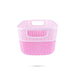 Kitchen Basket With Lid - 6 x 11 Inches | Rectangle Shape Storage Basket/ Plastic Basket for Home - Basket