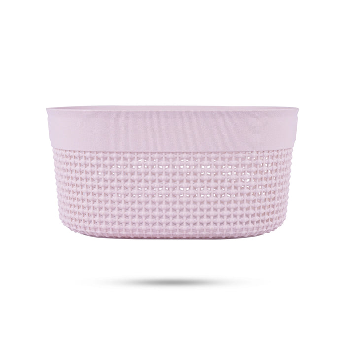 Kitchen Basket - 4 x 8 Inches | Oval Shape Storage Basket/ Plastic Basket/ Filo Basket for Home