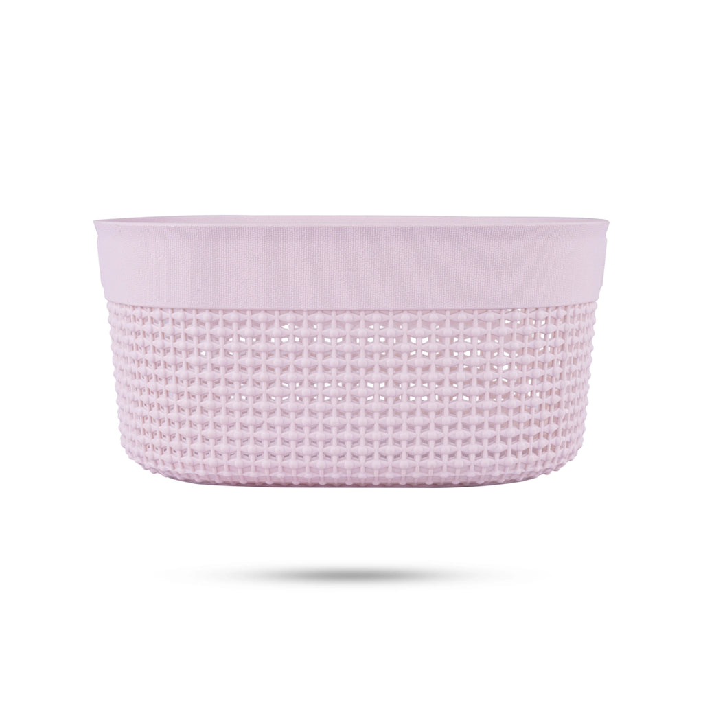 Kitchen Basket - 4.5 x 9 Inches | Oval Shape Storage Basket/ Plastic Basket/ Filo Basket for Home