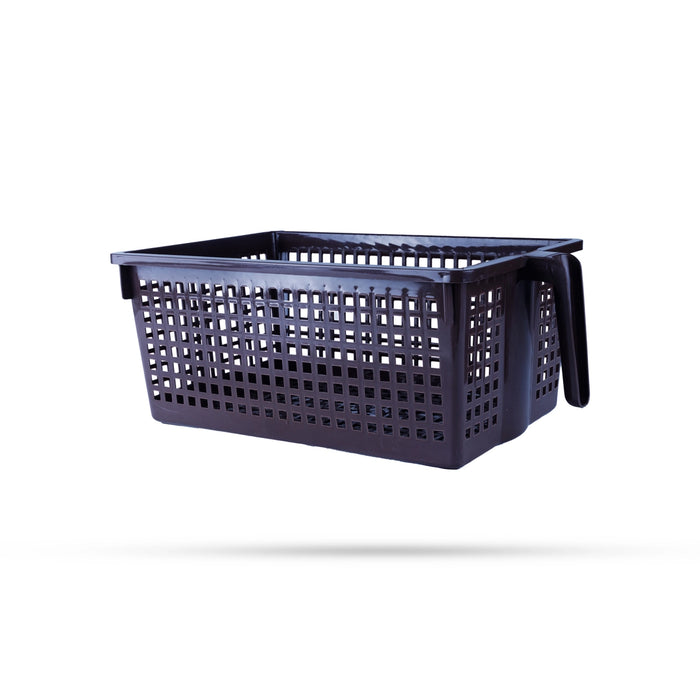 Handy Basket - 5 x 12 Inches | Plastic Basket/ Storage Basket/ Fruits Basket/ Kitchen Basket for Home