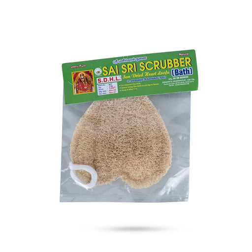 Sun Dried Loofah Scrubber | Natural Body Scrubber/ Heart Shape Sun Dried Loofah Bath Scrubber - Body Care