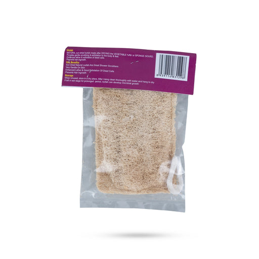 Sun Dried Loofah Scrubber | Natural Body Scrubber/ Rectangle Shape Sun Dried Loofah Bath Scrubber - Bathing Accessories