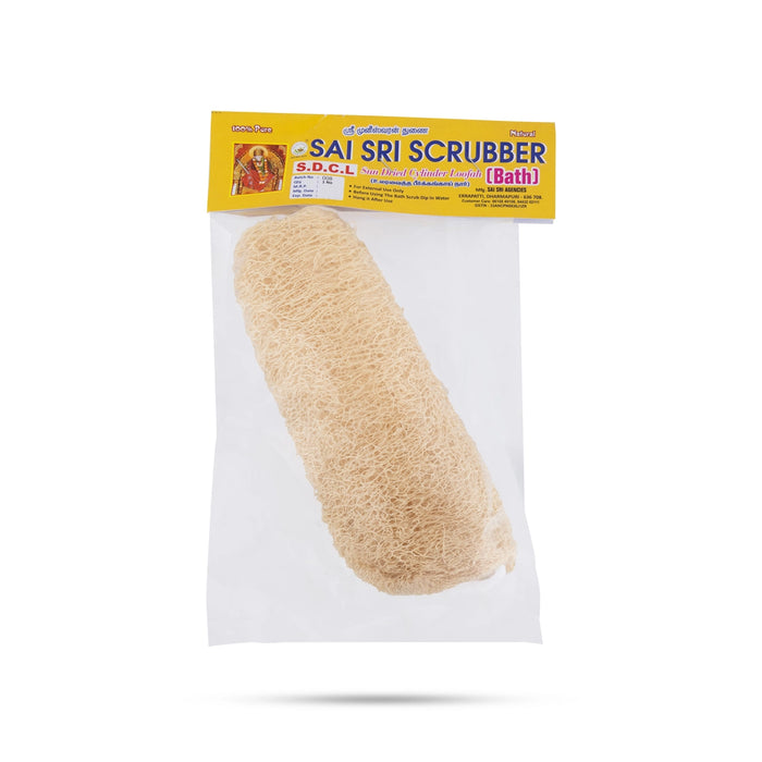 Sun Dried Loofah Scrubber | Natural Body Scrubber / Sun Dried Loofah Bath Scrubber