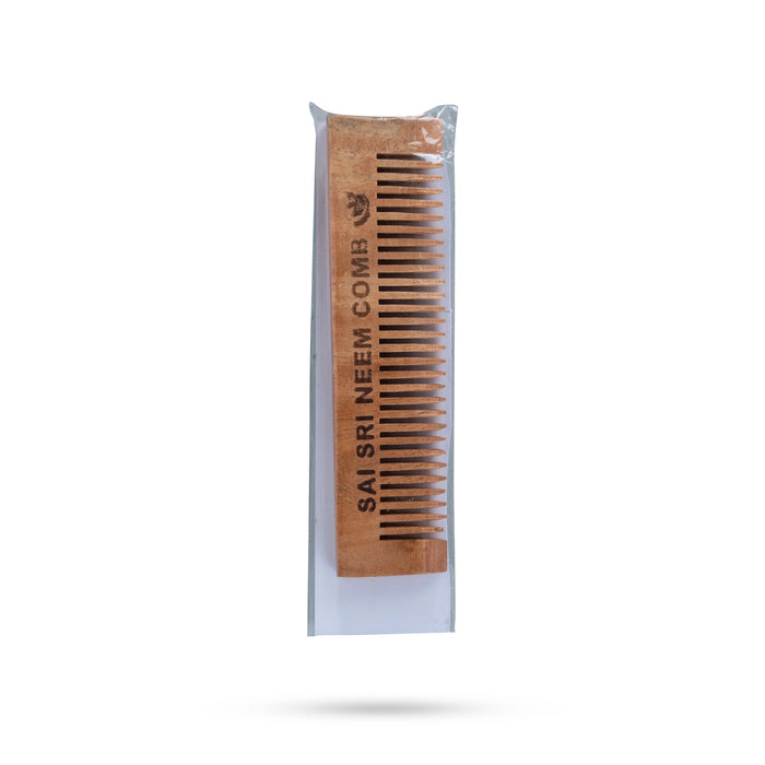 Neem Comb - 5 Inches | Pocket Comb/ Neem Hair Comb/ Neem Wood Comb for Hair - Hair Accessories