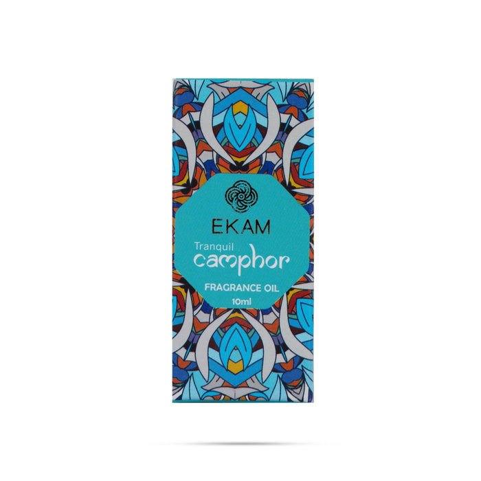 Ekam Fragrance Oil - 10 ml | Camphor Perfumed Oil/ Scented Oil/ Home Diffuser Oil For Long Lasting Room Aroma - Room Freshener