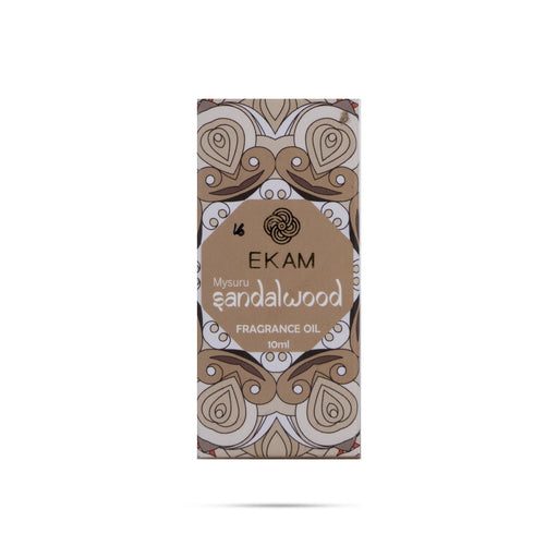 Ekam Fragrance Oil- 10 ml | Sandalwood Perfumed Oil/ Scented Oil/ Home Diffuser Oil For Long Lasting Room Aroma - Room Freshener